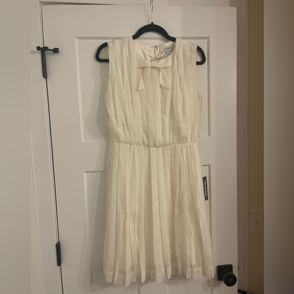 NWT ModCloth The Pleat-est Things Mini Dress Size Small